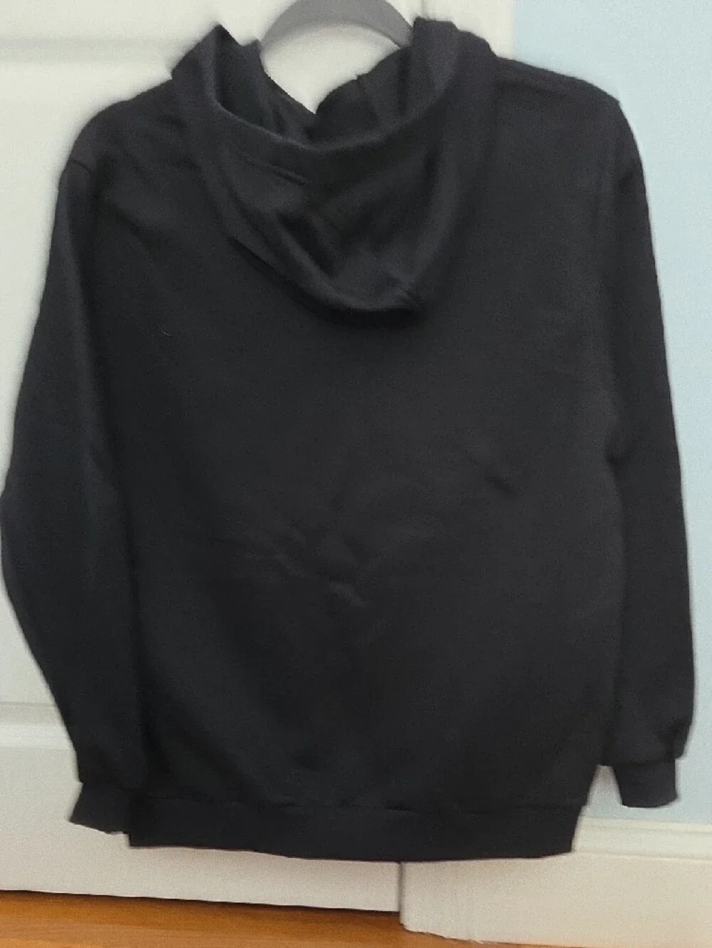 Nike Boys Black Hoodie with White Swoosh Logo